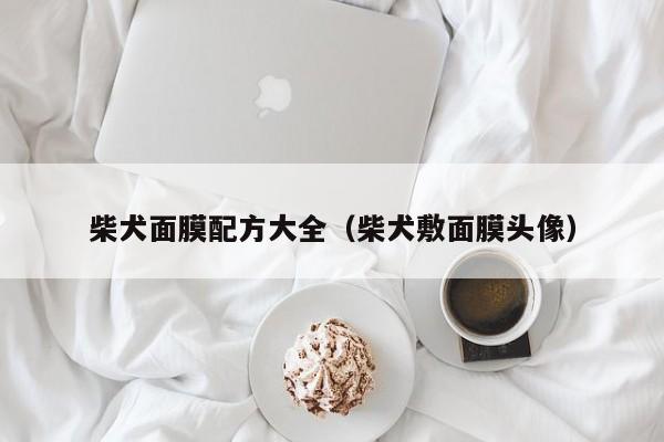 柴犬面膜配方大全（柴犬敷面膜头像）