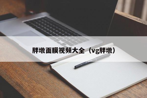 胖墩面膜视频大全（vg胖墩）